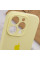 Чехол Silicone Case Full Camera Protective (AA) для Apple iPhone 13 Pro Max (6.7) - Желтый / Mellow Yellow - фото