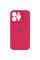 Чохол Silicone Case Full Camera Protective (AA) для Apple iPhone 13 Pro Max (6.7) - Червоний / Rose Red - фото