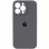 Чехол Silicone Case Full Camera Protective (AA) для Apple iPhone 13 Pro Max (6.7) - Серый / Dark Gray