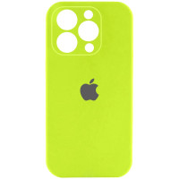 Чохол Silicone Case Full Camera Protective (AA) для Apple iPhone 13 Pro Max (6.7) - Кислотно-зелений / Acid Green