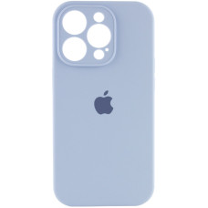 Чехол Silicone Case Full Camera Protective (AA) для Apple iPhone 13 Pro (6.1) - Голубой / Lilac Blue