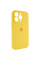 Чохол Silicone Case Full Camera Protective (AA) для Apple iPhone 13 Pro (6.1) - Жовтий / Yellow - фото
