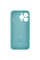 Чехол Silicone Case Full Camera Protective (AA) для Apple iPhone 13 Pro (6.1) - Бирюзовый / Marine Green - фото