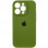 Чохол Silicone Case Full Camera Protective (AA) для Apple iPhone 13 Pro (6.1) - Зелений / Dark Olive