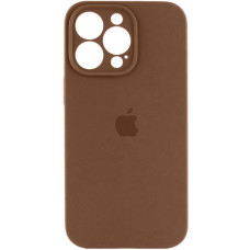 Чехол Silicone Case Full Camera Protective (AA) для Apple iPhone 13 Pro (6.1) - Коричневый / Brown