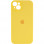 Чехол Silicone Case Full Camera Protective (AA) для Apple iPhone 13 (6.1) - Желтый / Yellow