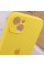 Чохол Silicone Case Full Camera Protective (AA) для Apple iPhone 13 (6.1) - Жовтий / Yellow - фото