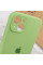 Чохол Silicone Case Full Camera Protective (AA) для Apple iPhone 13 (6.1) - М'ятний / Mint - фото