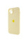 Чехол Silicone Case Full Camera Protective (AA) для Apple iPhone 13 (6.1) - Желтый / Mellow Yellow