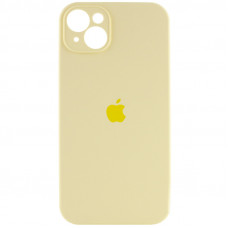 Чохол Silicone Case Full Camera Protective (AA) для Apple iPhone 13 (6.1) - Жовтий / Mellow Yellow