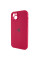 Чохол Silicone Case Full Camera Protective (AA) для Apple iPhone 13 (6.1) - Червоний / Rose Red - фото