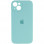 Чохол Silicone Case Full Camera Protective (AA) для Apple iPhone 13 (6.1) - Бірюзовий / Marine Green