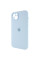 Чохол Silicone Case Full Camera Protective (AA) для Apple iPhone 13 (6.1) - Блакитний / Sweet Blue - фото