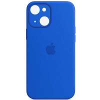 Custodia Silicone Case Full Camera Protective (AA) per Apple iPhone 13 (6.1) - Blu / Capri Blue