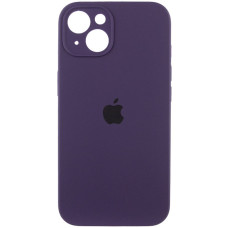 Чехол Silicone Case Full Camera Protective (AA) для Apple iPhone 13 (6.1) - Фиолетовый / Elderberry