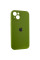 Чохол Silicone Case Full Camera Protective (AA) для Apple iPhone 13 (6.1) - Зелений / Dark Olive - фото