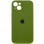 Чохол Silicone Case Full Camera Protective (AA) для Apple iPhone 13 (6.1) - Зелений / Dark Olive