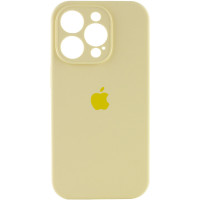 Чохол Silicone Case Full Camera Protective (AA) для Apple iPhone 14 Pro (6.1) - Жовтий / Mellow Yellow