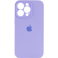 Чехол Silicone Case Full Camera Protective (AA) для Apple iPhone 14 Pro (6.1) - Сиреневый / Dasheen