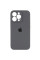 Чохол Silicone Case Full Camera Protective (AA) для Apple iPhone 14 Pro (6.1) - Сірий / Dark Gray - фото