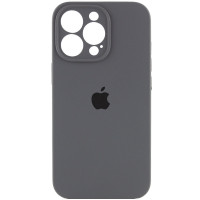 Чохол Silicone Case Full Camera Protective (AA) для Apple iPhone 14 Pro (6.1) - Сірий / Dark Gray