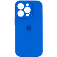 Чехол Silicone Case Full Camera Protective (AA) для Apple iPhone 14 Pro (6.1) - Синий / Capri Blue