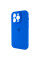 Чехол Silicone Case Full Camera Protective (AA) для Apple iPhone 14 Pro (6.1) - Синий / Capri Blue - фото