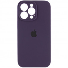 Чохол Silicone Case Full Camera Protective (AA) для Apple iPhone 14 Pro (6.1) - Фіолетовий / Elderberry