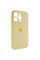 Чохол Silicone Case Full Camera Protective (AA) для Apple iPhone 14 Pro Max (6.7) - Жовтий / Mellow Yellow - фото
