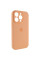 Чохол Silicone Case Full Camera Protective (AA) для Apple iPhone 14 Pro Max (6.7) - Помаранчевий / Cantaloupe - фото