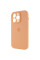 Чохол Silicone Case Full Camera Protective (AA) для Apple iPhone 14 Pro Max (6.7) - Помаранчевий / Cantaloupe - фото