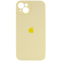 Чохол Silicone Case Full Camera Protective (AA) для Apple iPhone 14 (6.1) - Жовтий / Mellow Yellow