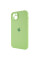 Чехол Silicone Case Full Camera Protective (AA) для Apple iPhone 14 (6.1) - Мятный / Mint - фото