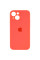 Чехол Silicone Case Full Camera Protective (AA) для Apple iPhone 14 (6.1) - Оранжевый / Pink citrus - фото