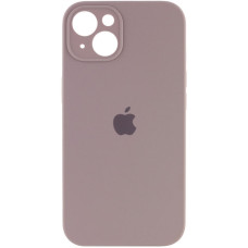 Чехол Silicone Case Full Camera Protective (AA) для Apple iPhone 14 (6.1) - Серый / Lavender