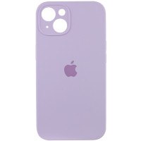 Чехол Silicone Case Full Camera Protective (AA) для Apple iPhone 14 (6.1) - Сиреневый / Lilac