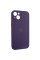 Чехол Silicone Case Full Camera Protective (AA) для Apple iPhone 14 (6.1) - Фиолетовый / Elderberry - фото