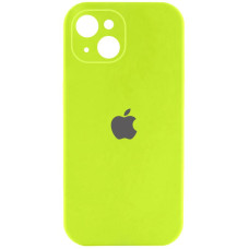 Чохол Silicone Case Full Camera Protective (AA) для Apple iPhone 14 (6.1) - Кислотно-зелений / Acid Green
