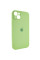 Чехол Silicone Case Full Camera Protective (AA) для Apple iPhone 15 (6.1) - Мятный / Mint - фото