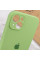 Чехол Silicone Case Full Camera Protective (AA) для Apple iPhone 15 (6.1) - Мятный / Mint - фото