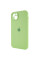 Чехол Silicone Case Full Camera Protective (AA) для Apple iPhone 15 (6.1) - Мятный / Mint - фото