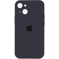 Чохол Silicone Case Full Camera Protective (AA) для Apple iPhone 15 (6.1) - Сірий / Dark Gray