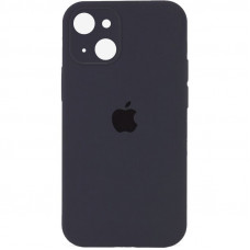 Чохол Silicone Case Full Camera Protective (AA) для Apple iPhone 15 (6.1) - Сірий / Dark Gray