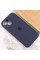 Чехол Silicone Case Full Camera Protective (AA) для Apple iPhone 15 (6.1) - Темно-синий / Midnight blue - фото
