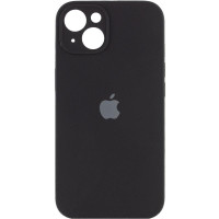 Чохол Silicone Case Full Camera Protective (AA) для Apple iPhone 15 (6.1) - Чорний / Black