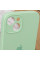 Чехол Silicone Case Full Camera Protective (AA) для Apple iPhone 15 (6.1) - Зеленый / Pistachio - фото