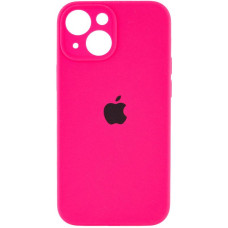 Чохол Silicone Case  з захистом камери для Apple iPhone 15 (6.1) - Рожевий / Barbie pink