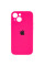 Чехол Silicone Case Full Camera Protective (AA) для Apple iPhone 15 (6.1) - Розовый / Barbie pink - фото
