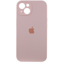 Чохол Silicone Case Full Camera Protective (AA) для Apple iPhone 15 (6.1) - Рожевий / Chalk Pink