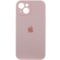 Чохол Silicone Case Full Camera Protective (AA) для Apple iPhone 15 (6.1) - Рожевий / Chalk Pink